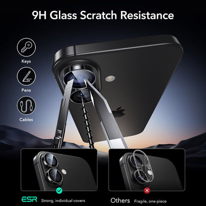 ESR Armorite Camera Cover for iPhone 16 / 16 Plus / 17 - Black_5