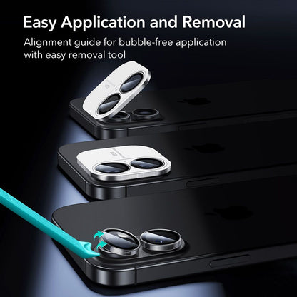 ESR Armorite Camera Cover for iPhone 16 / 16 Plus / 17 - Transparent_7