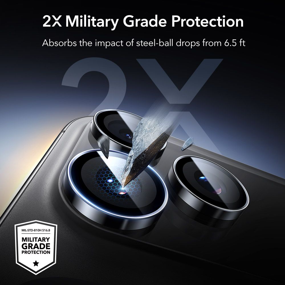 ESR Armorite Camera Protector for iPhone 14 Pro / Pro Max / 15 Pro / Pro Max / 16 Pro / Pro Max / 17 Pro / Pro Max - Black_4