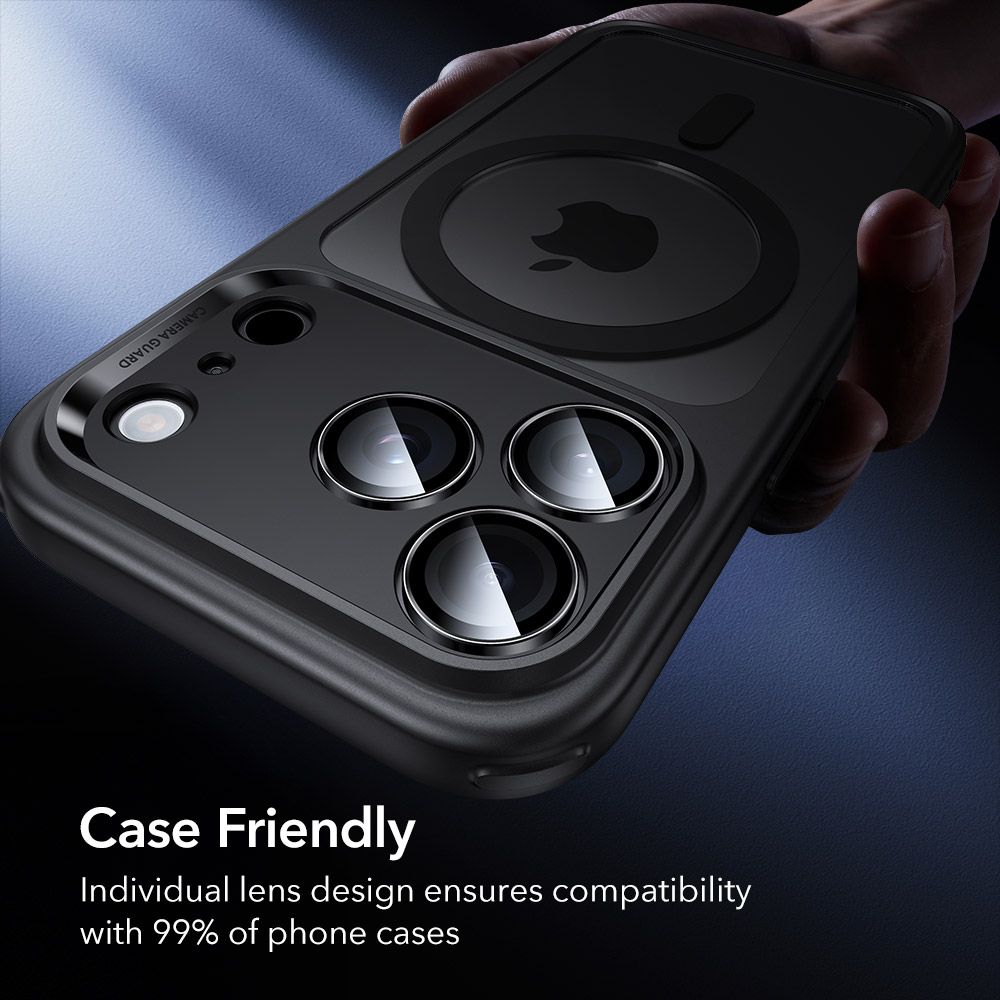 ESR Armorite Camera Protector for iPhone 14 Pro / Pro Max / 15 Pro / Pro Max / 16 Pro / Pro Max / 17 Pro / Pro Max - Black_8