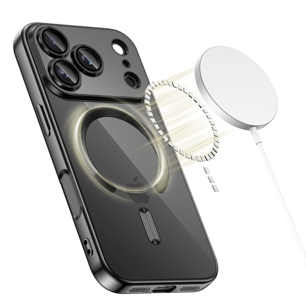 Tech-Protect MagFlex MagSafe Case for iPhone 17 Pro Max - Clear Black_1