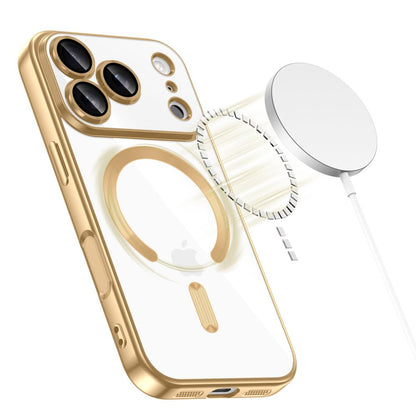 Tech-Protect MagFlex MagSafe Case for iPhone 17 Pro Max - Transparent Gold_1