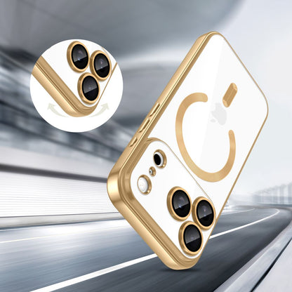 Tech-Protect MagFlex MagSafe Case for iPhone 17 Pro Max - Transparent Gold_4