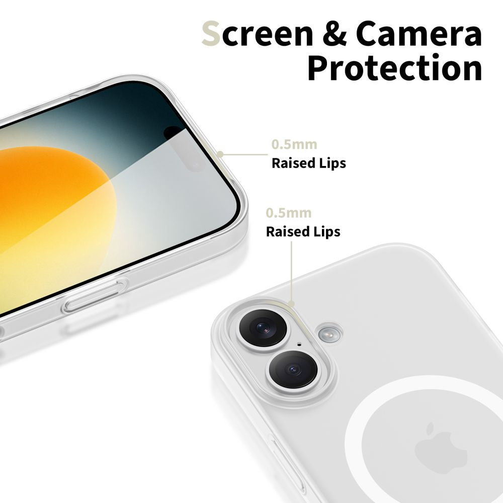 Tech-Protect MagSlim MagSafe case for iPhone 17 - matte white_2