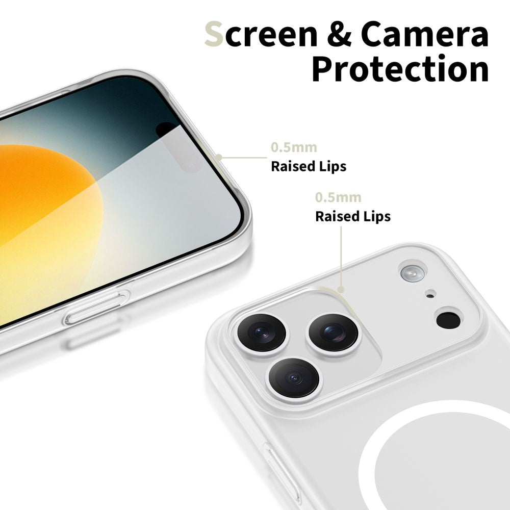 Tech-Protect MagSlim MagSafe Case for iPhone 17 Pro - Matte White_2