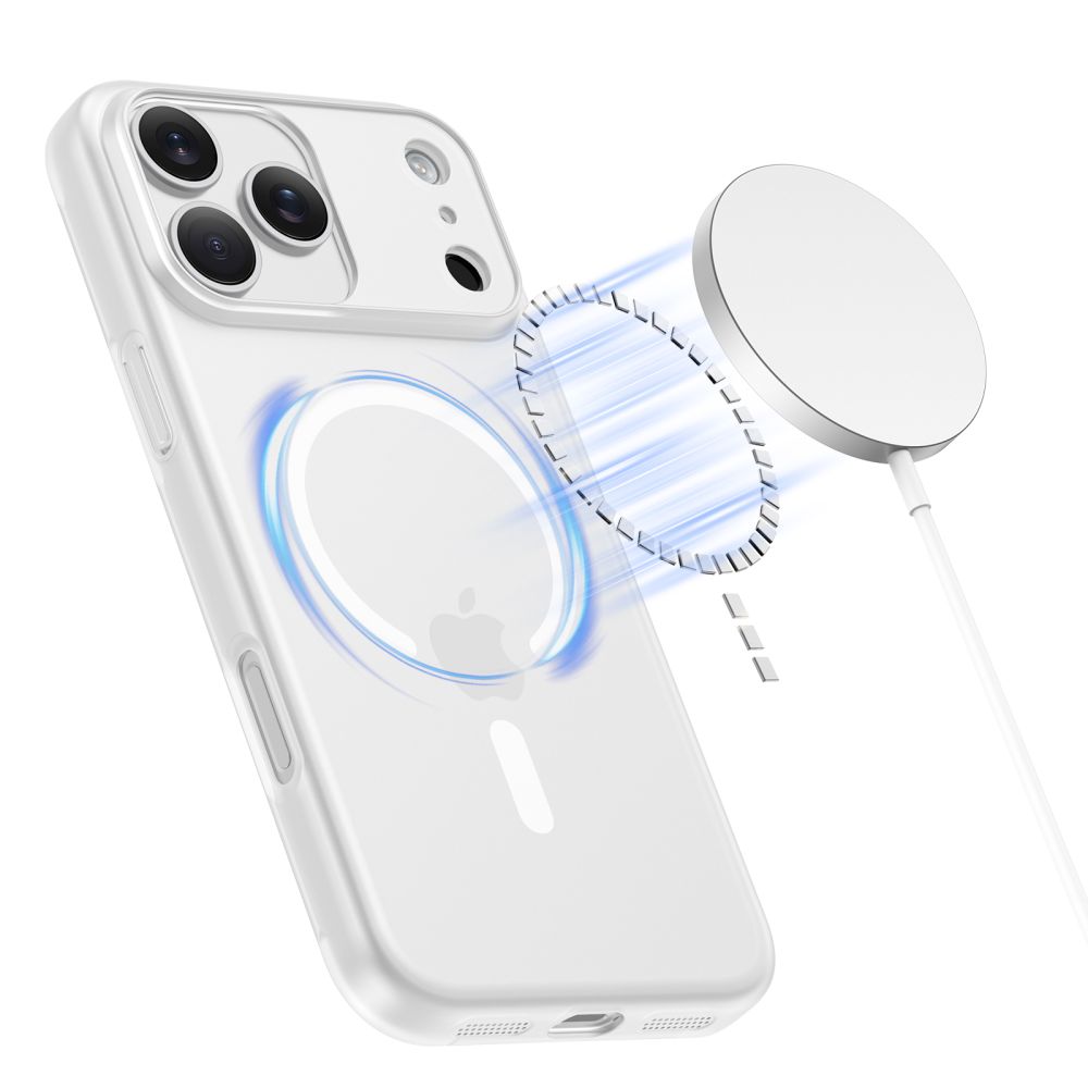 Tech-Protect MagSlim MagSafe Case for iPhone 17 Pro Max - Matte White_1