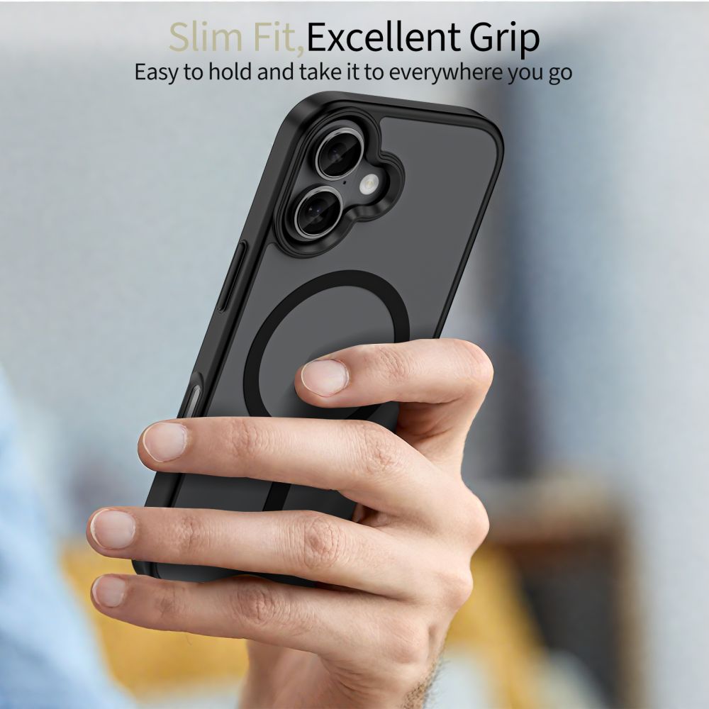 Tech-Protect MagMat MagSafe Case for iPhone 17 - Matte Black_3