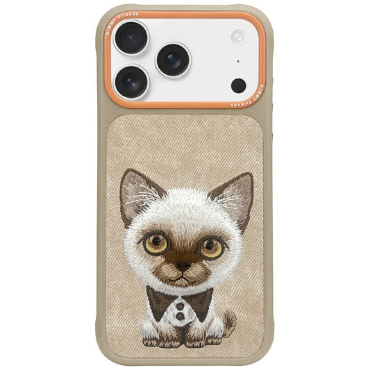 Nimmy Big Eyed Pet 2.0 Cat case for iPhone 17 - beige_0