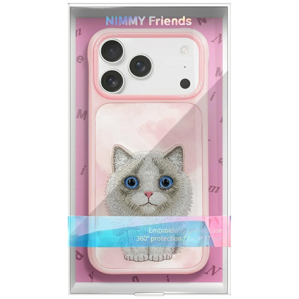 Nimmy Big Eyed Pet 2.0 Cat Case for iPhone 17 Pro - Pink_1