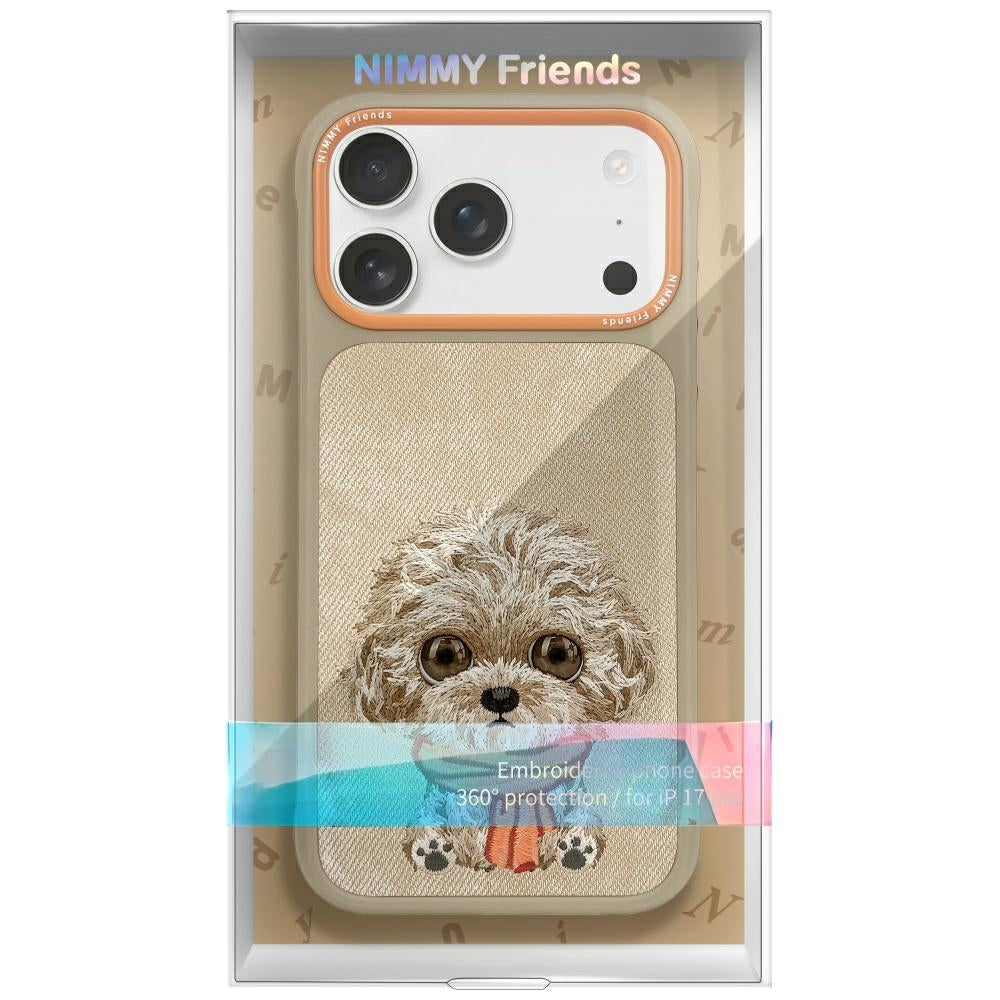 Nimmy Big Eyed Pet 2.0 Dog Case for iPhone 17 Pro - Beige_1