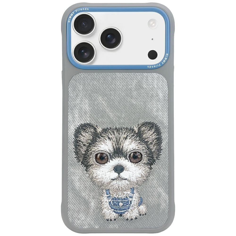 Nimmy Big Eyed Pet 2.0 Dog Case for iPhone 17 Pro Max - Gray_0