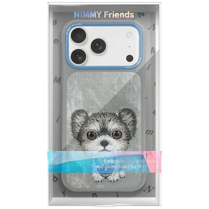 Nimmy Big Eyed Pet 2.0 Dog Case for iPhone 17 Pro Max - Gray_1