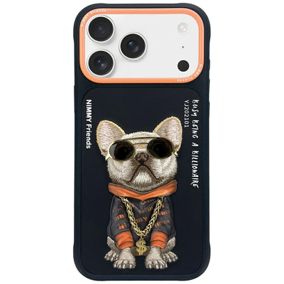 Nimmy Glasses Cool Dog Case for iPhone 17 Pro - Black_0
