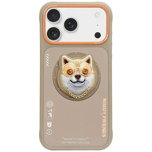 Nimmy Glasses Cool nag MagSafe Case for iPhone 17 - Beige_0