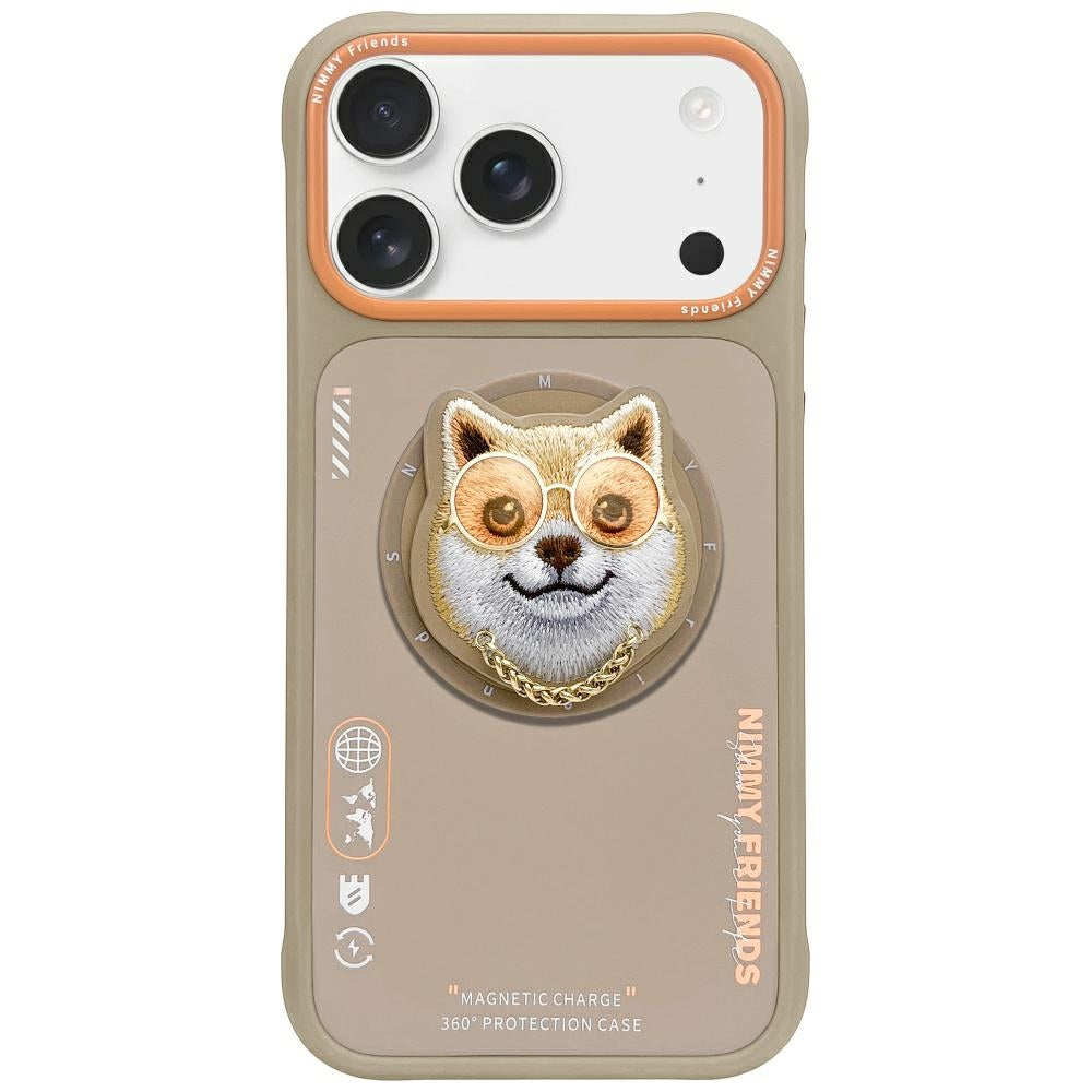 Nimmy Glasses Cool nag MagSafe case for iPhone 17 Pro Max - beige_0