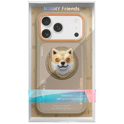 Nimmy Glasses Cool nag MagSafe case for iPhone 17 Pro Max - beige_1