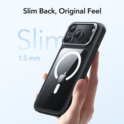 ESR Classic Hybrid Kickstand MagSafe Case for iPhone 17 Pro Max - Clear Black_4