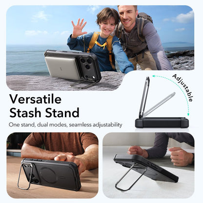 ESR Cyber ​​Kickstand MagSafe Case for iPhone 17 Pro - Black_2