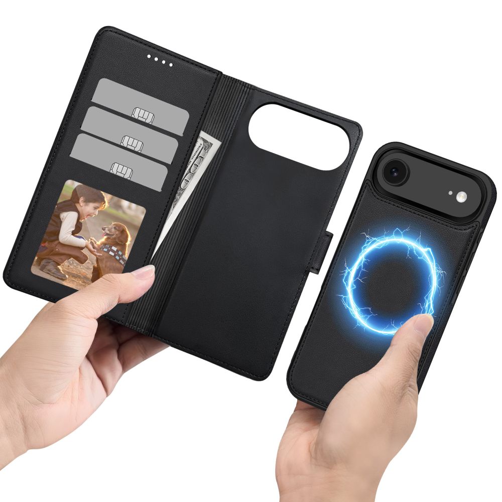 Tech-Protect Wallet MagSafe Case for iPhone 17 Air - Matte Black_2