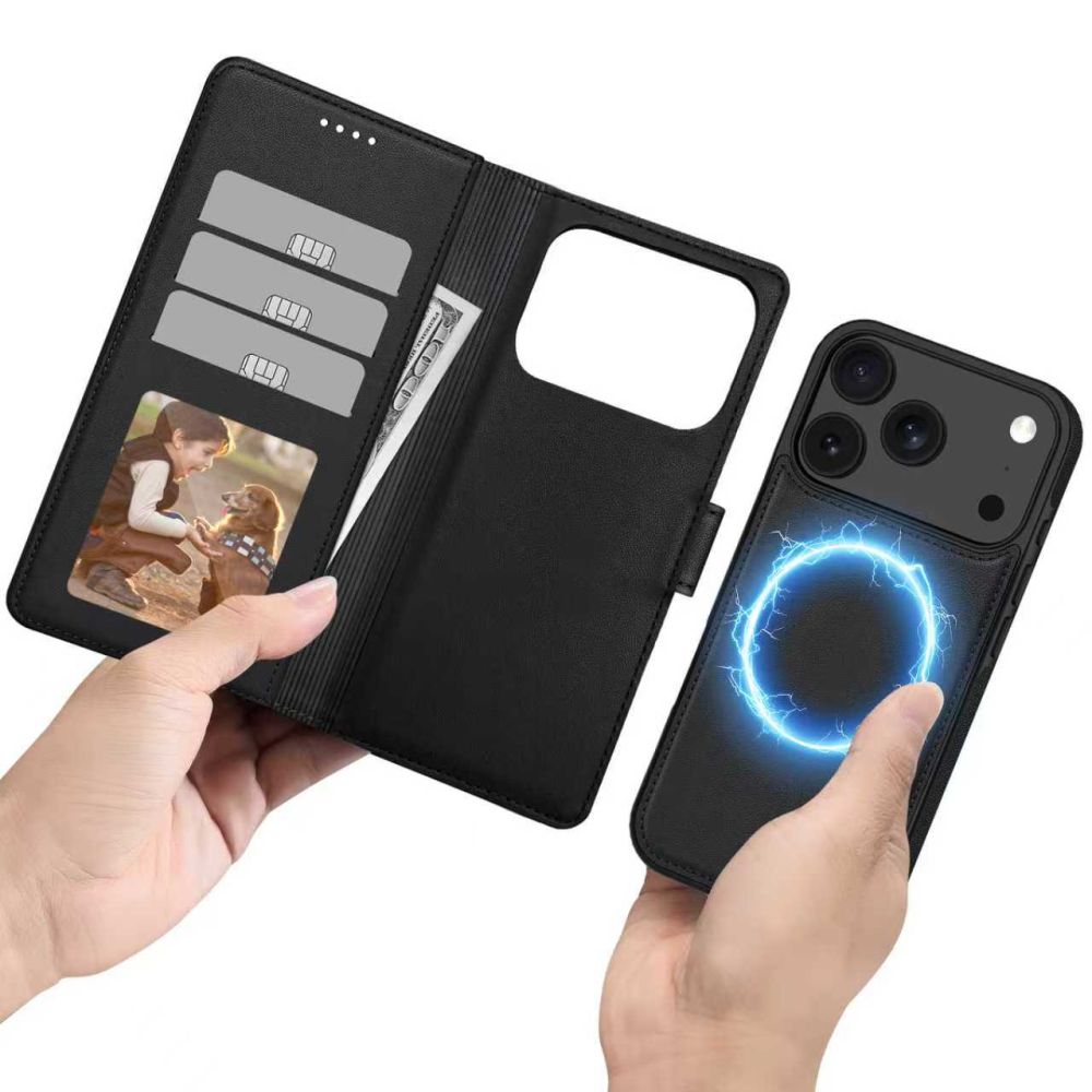 Tech-Protect Wallet MagSafe Case for iPhone 17 Pro Max - Matte Black_2