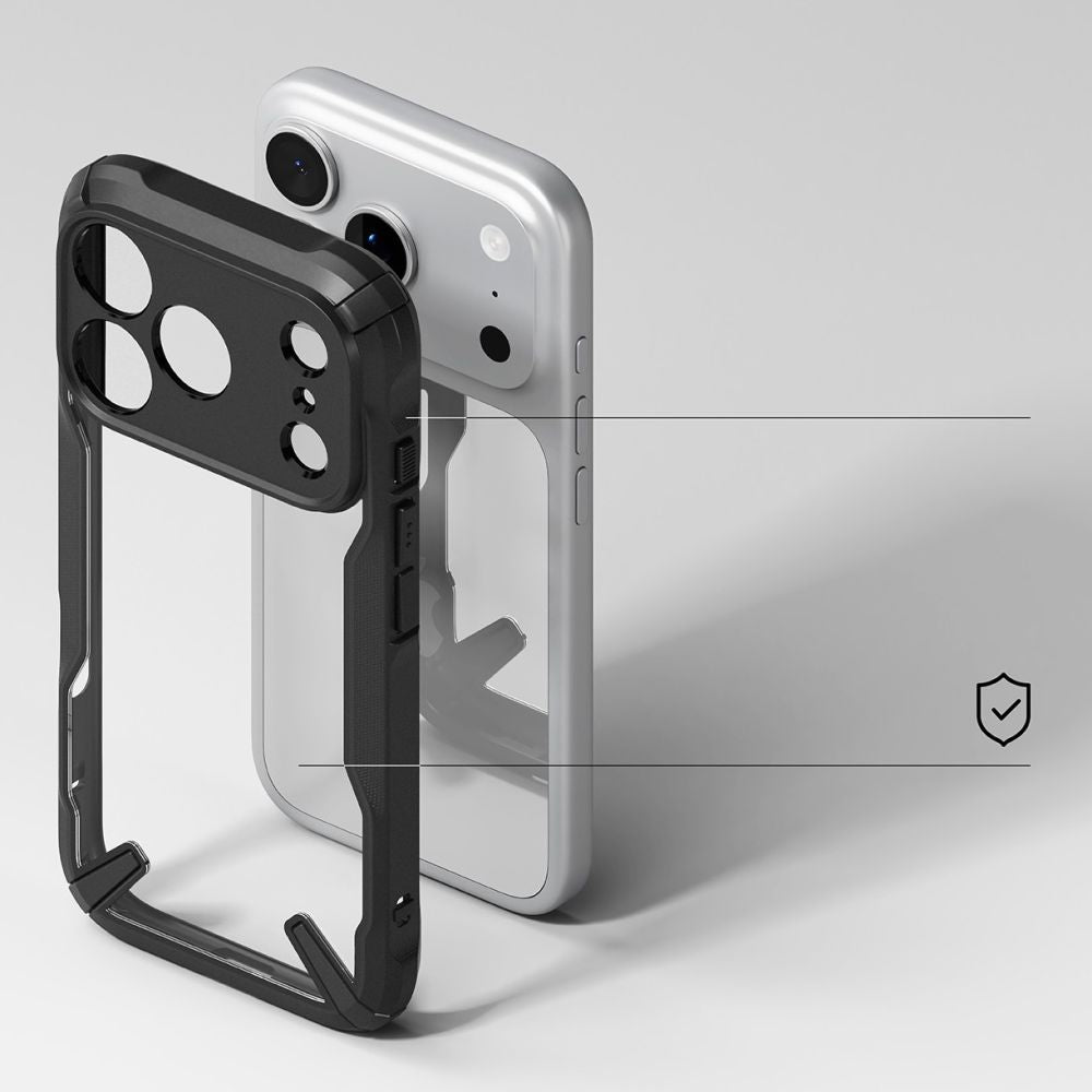 Ringke Fusion X Case for iPhone 17 Pro Max - Black_3
