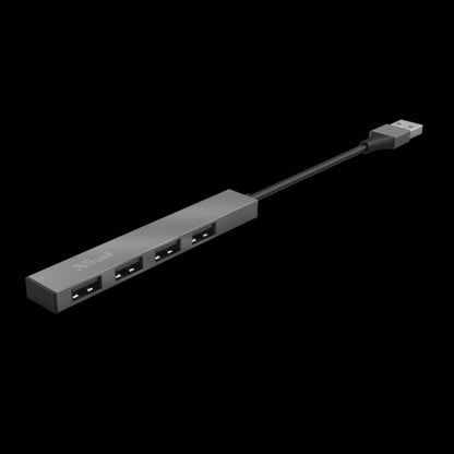 HALYX HUB MINI USB-A 2.0 A 4 PORTE USB-A 2.0 - ALLUMINIO_2