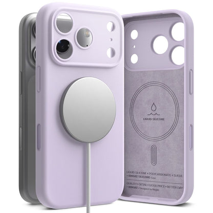 Ringke Silicone Magnetic MagSafe Case for iPhone 17 Pro Max - Purple_0