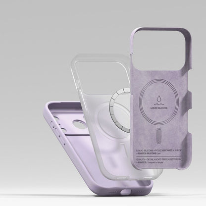 Ringke Silicone Magnetic MagSafe Case for iPhone 17 Pro Max - Purple_5