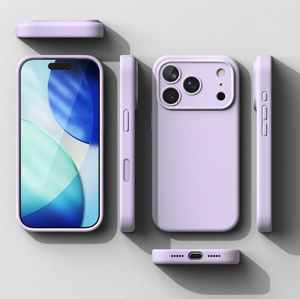 Ringke Silicone Magnetic MagSafe Case for iPhone 17 Pro Max - Purple_6