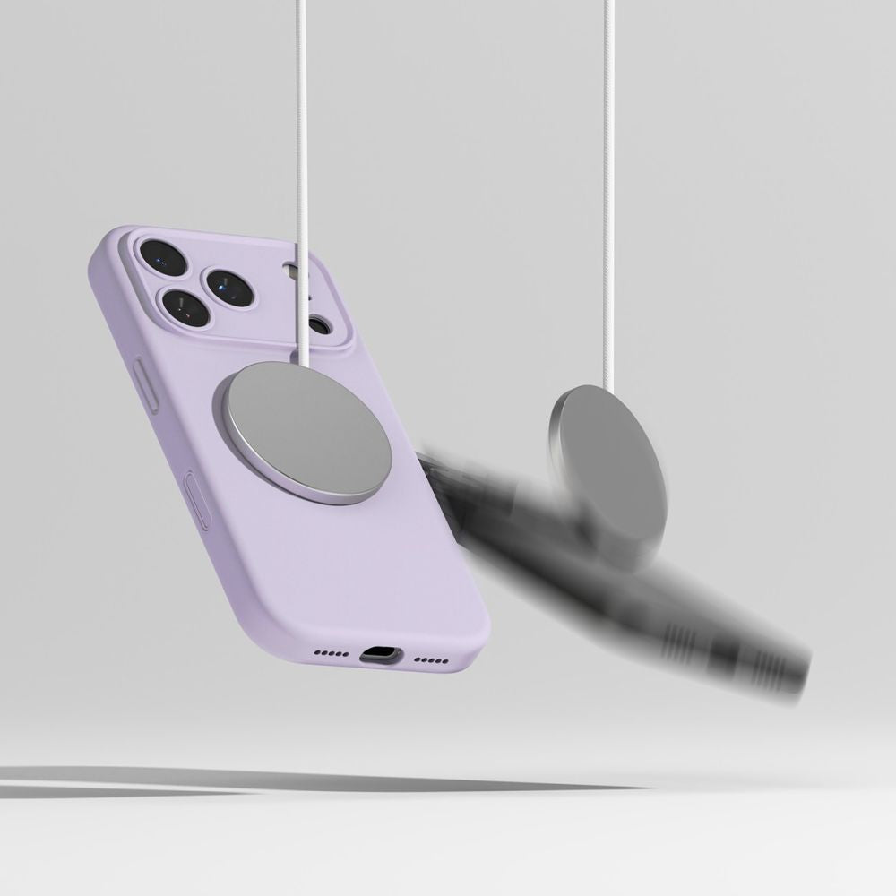 Ringke Silicone Magnetic MagSafe Case for iPhone 17 Pro Max - Purple_7
