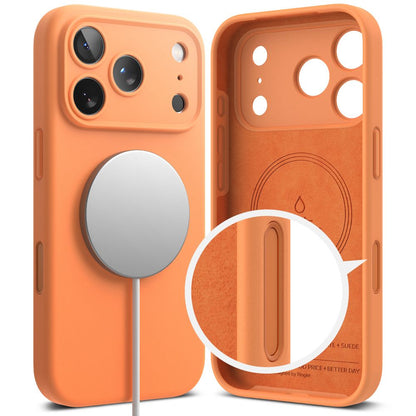 Ringke Silicone Magnetic MagSafe Case for iPhone 17 Pro Max - Orange_2