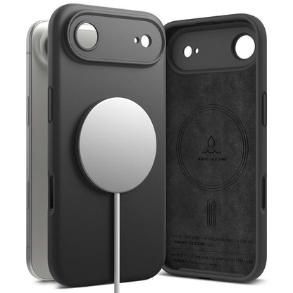 Ringke Silicone Magnetic MagSafe Case for iPhone 17 Air - Black_0