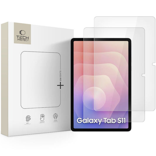 Tech-Protect Glass Fit+ 2-pack tempered glass for Samsung Galaxy Tab S11 11.0 - transparent_0