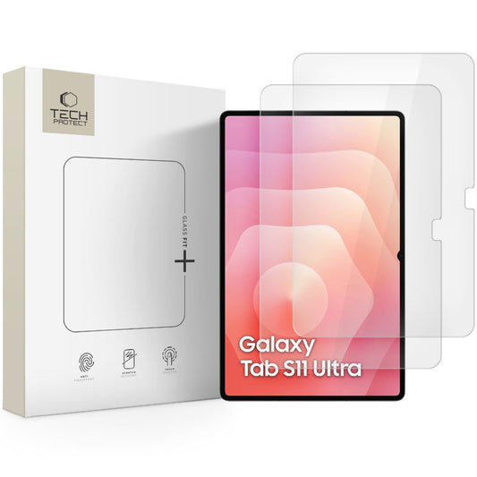 Tech-Protect Glass Fit+ 2-pack tempered glass for Samsung Galaxy TAB S8 ULTRA / S9 ULTRA / S10 ULTRA / S11 ULTRA 14.6 - transparent_0