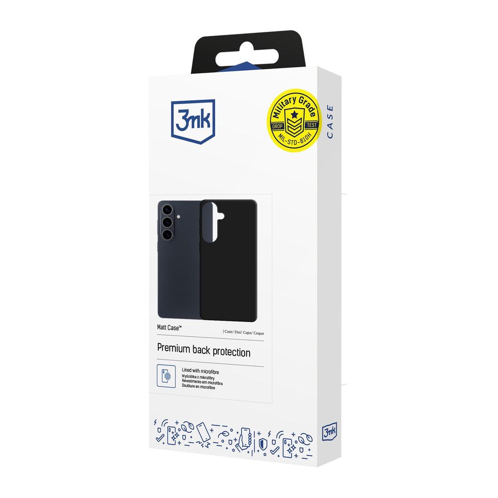 3mk Matt Case for Samsung Galaxy S26 - Matte Black_2