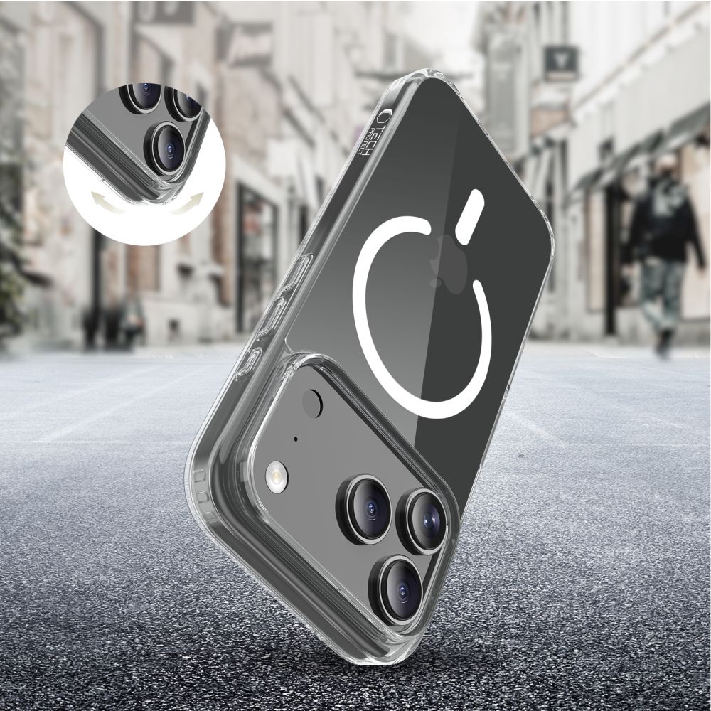 Tech-Protect FlexAir Hybrid MagSafe Case for iPhone 17 Pro - Clear_3