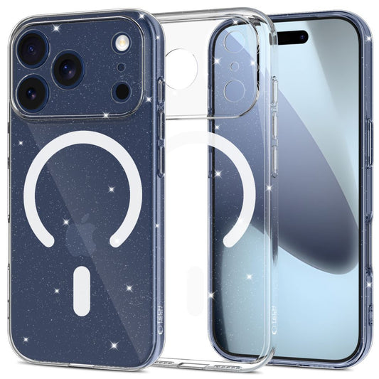 Tech-Protect FlexAir MagSafe Case for iPhone 17 Pro - Clear Glitter_0