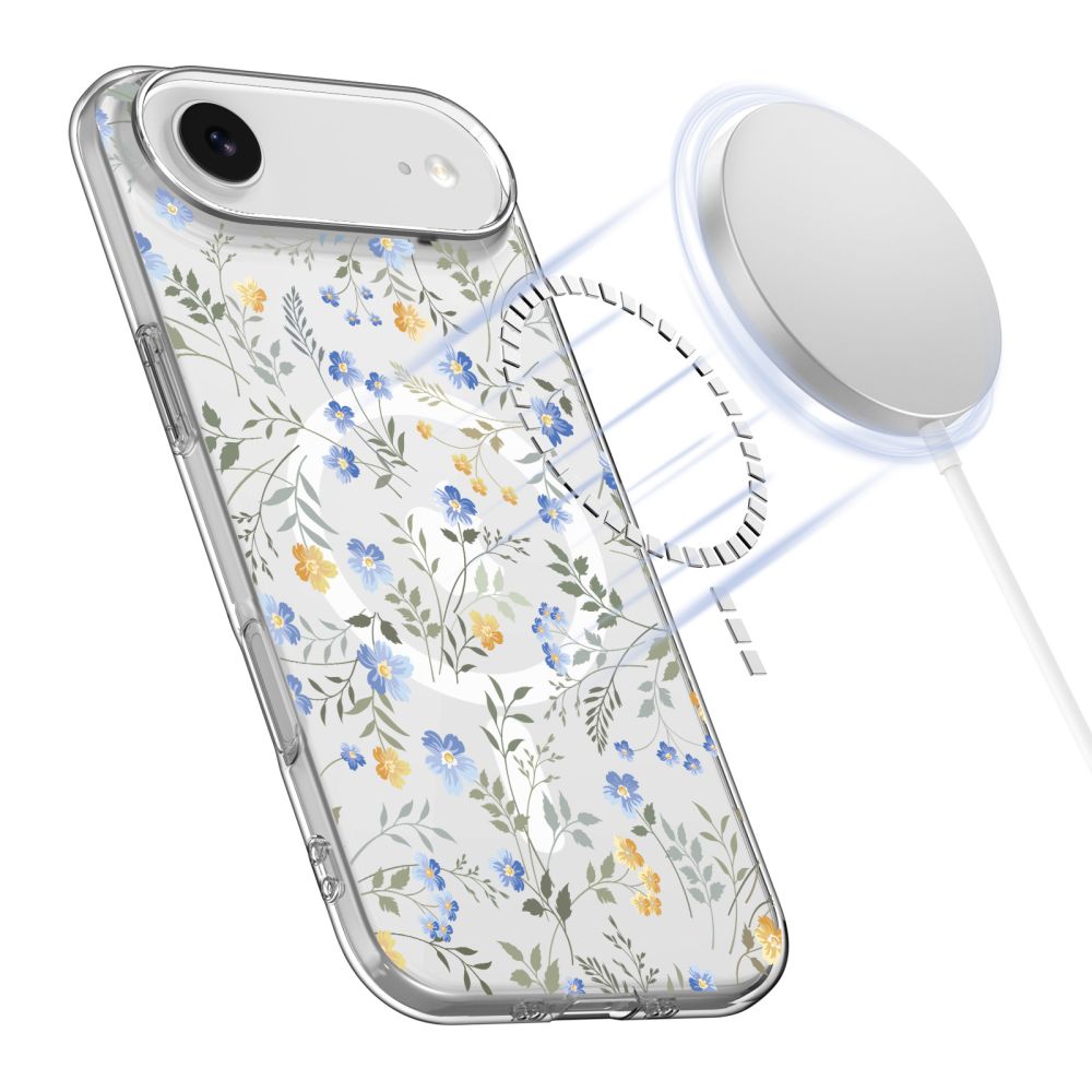 Tech-Protect FlexAir MagSafe Case for iPhone 17 Air - Daisies with Leaves_1