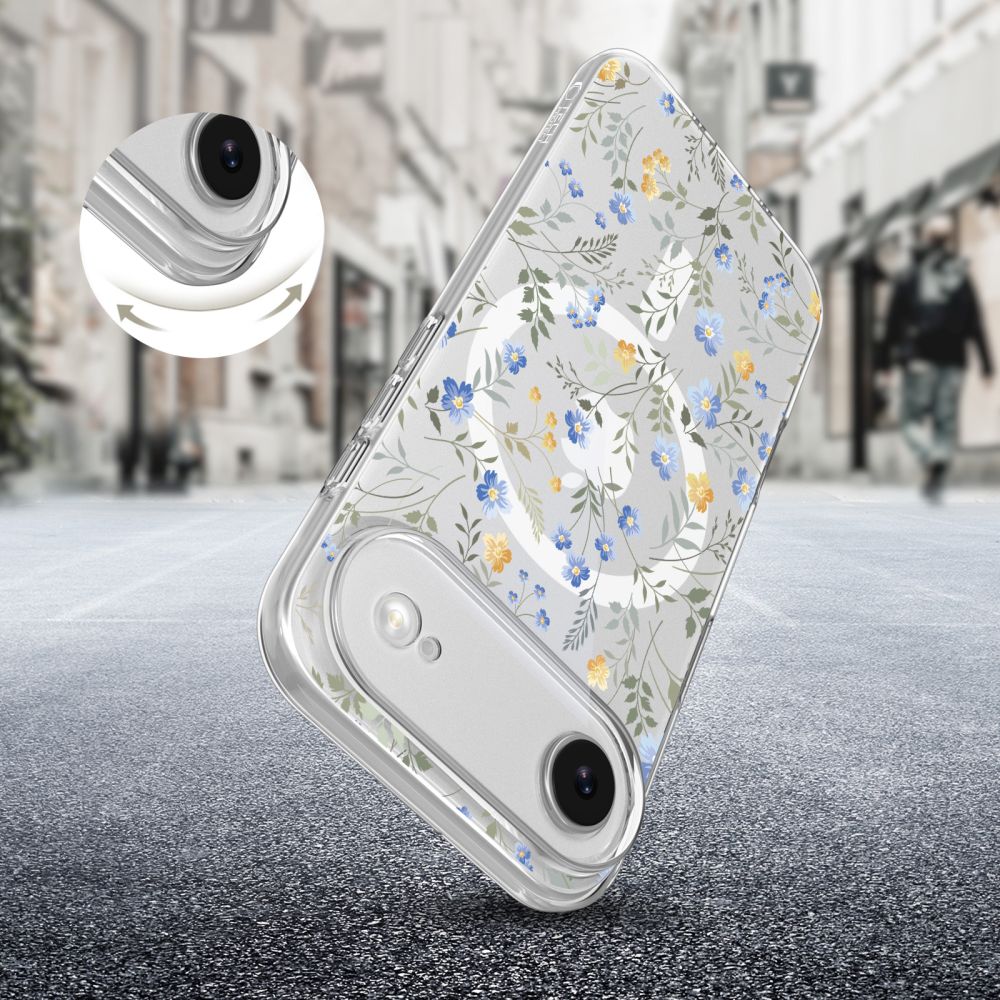 Tech-Protect FlexAir MagSafe Case for iPhone 17 Air - Daisies with Leaves_4