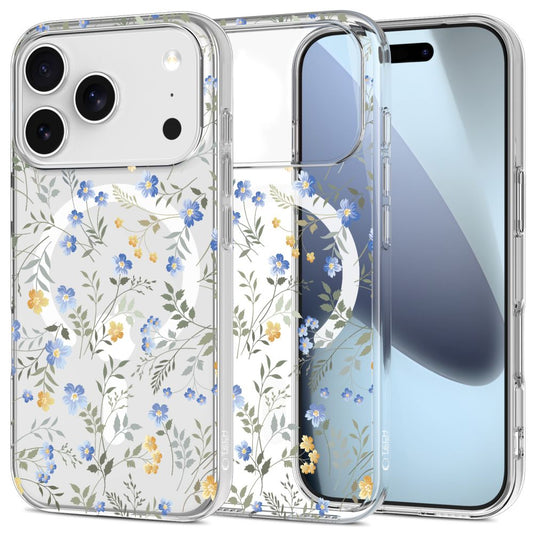 Tech-Protect FlexAir MagSafe Case for iPhone 17 Pro Max - Daisies with Leaves_0
