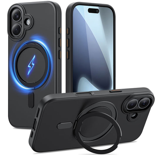 Tech-Protect MagRing MagSafe case for iPhone 17 - matte black_0