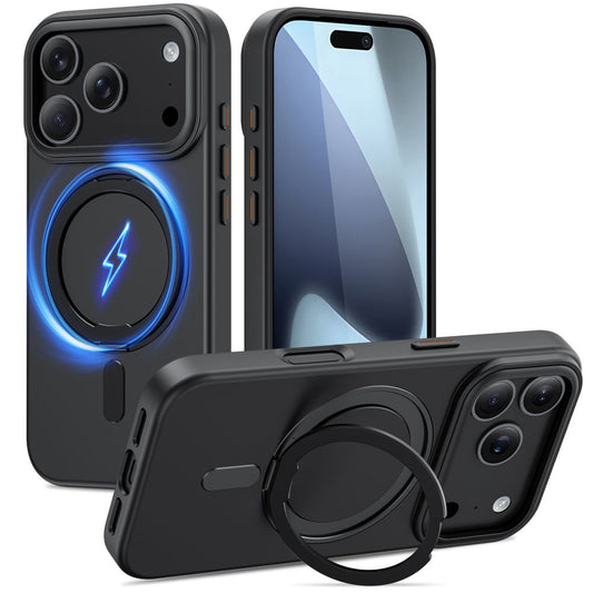 Tech-Protect MagRing MagSafe case for iPhone 17 Pro Max - matte black_0