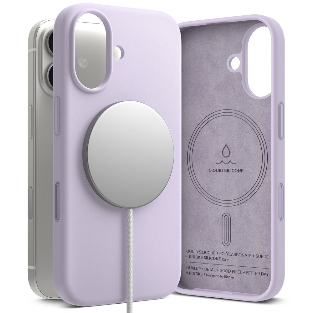 Ringke Silicone Magnetic MagSafe Case for iPhone 17 - Purple_0