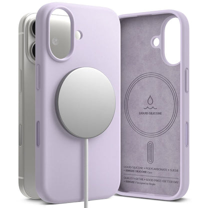 Ringke Silicone Magnetic MagSafe Case for iPhone 17 - Purple_0