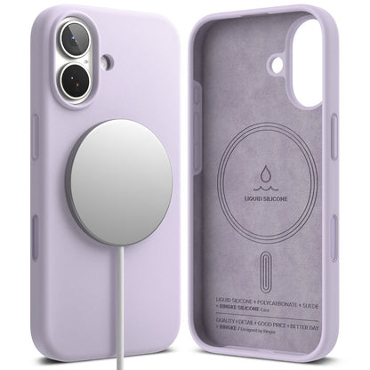 Ringke Silicone Magnetic MagSafe Case for iPhone 17 - Purple_1