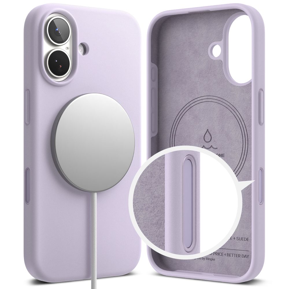 Ringke Silicone Magnetic MagSafe Case for iPhone 17 - Purple_2