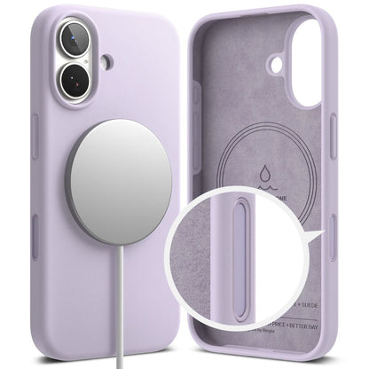 Ringke Silicone Magnetic MagSafe Case for iPhone 17 - Purple_2