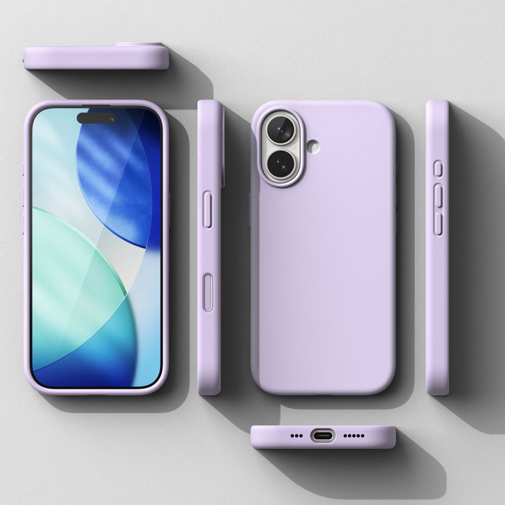 Ringke Silicone Magnetic MagSafe Case for iPhone 17 - Purple_6