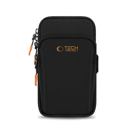 Tech-Protect M7 Universal Sport Armband Case - Black and Orange_1