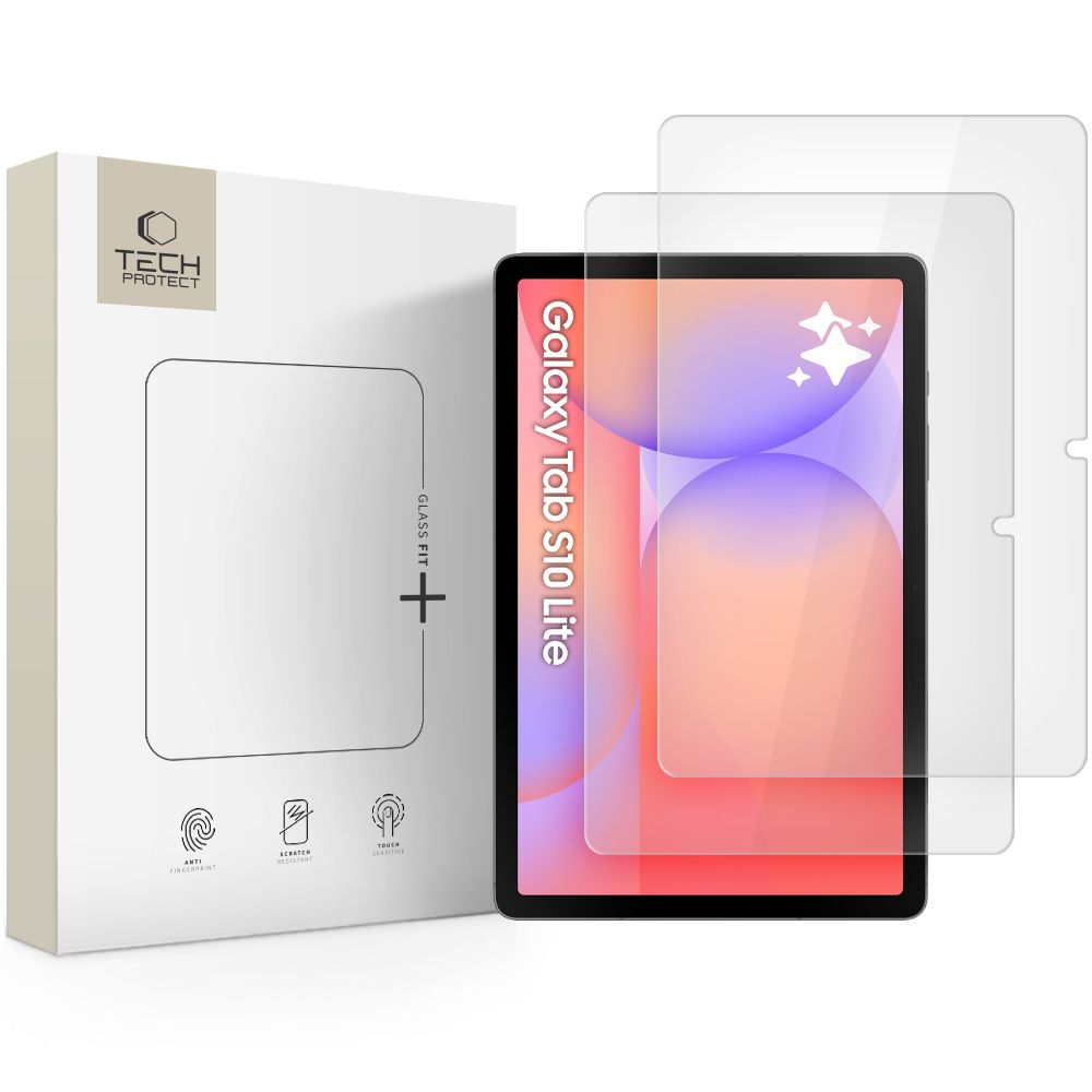 Tech-Protect Glass Fit+ 2-pack tempered glass for Samsung Galaxy Tab S10 Lite 10.9 X400 / X406B - transparent_0